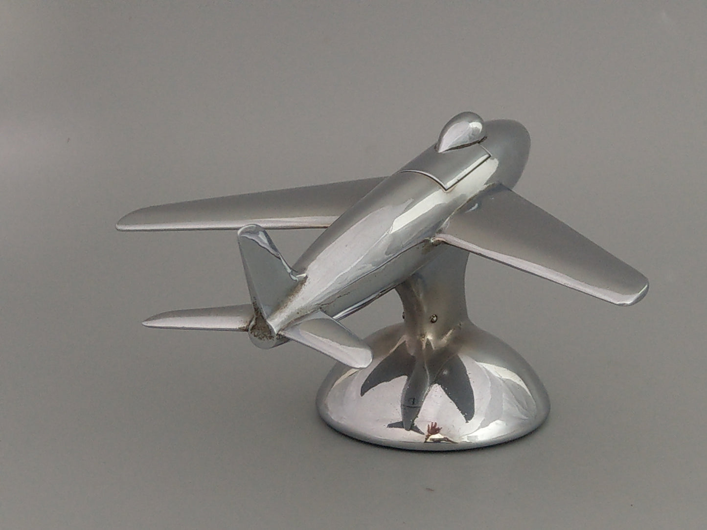Dunhill Lighter Chrome Aeroplane Sabre Jet c.1950