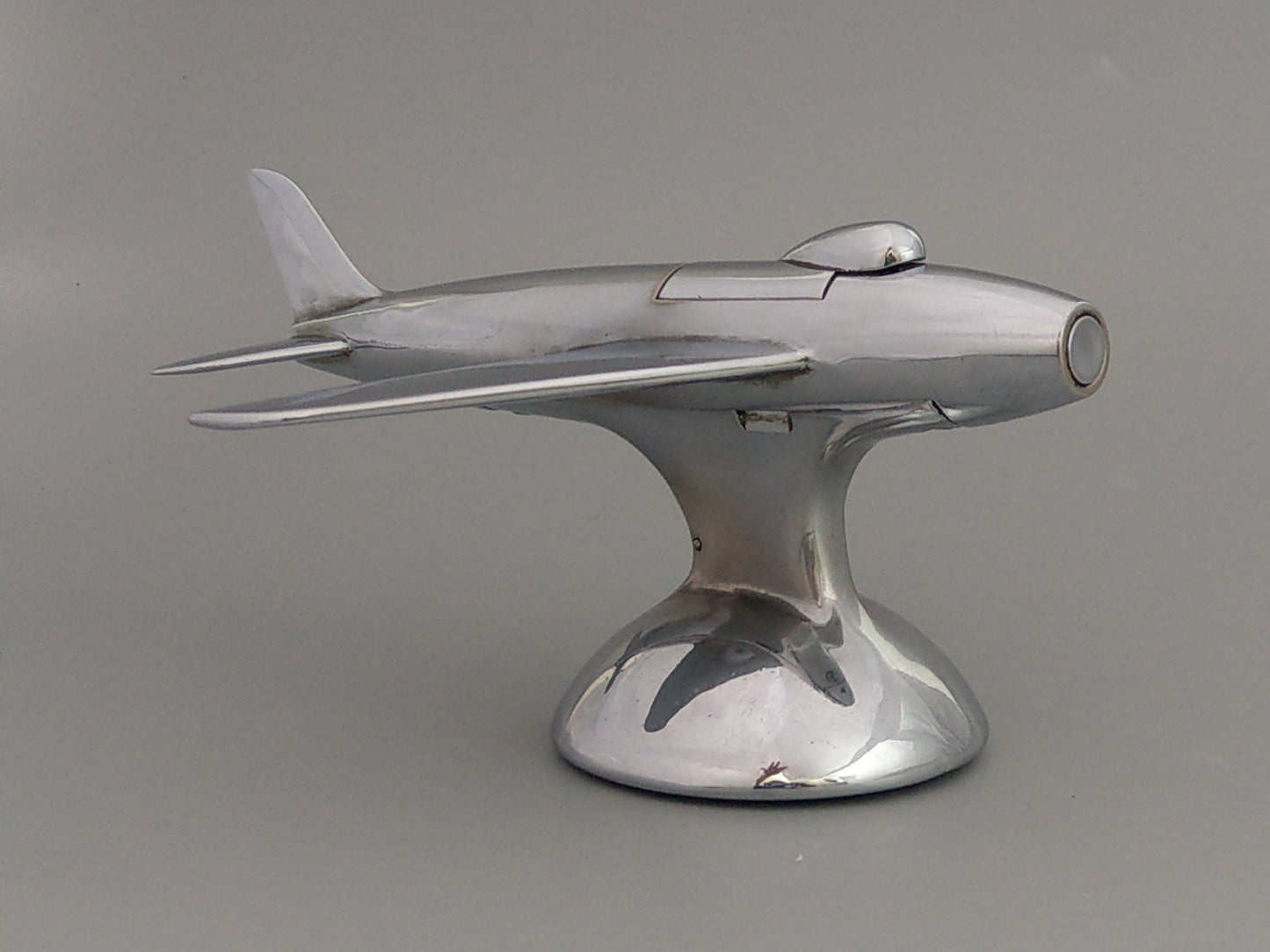 Dunhill Lighter Chrome Aeroplane Sabre Jet c.1950