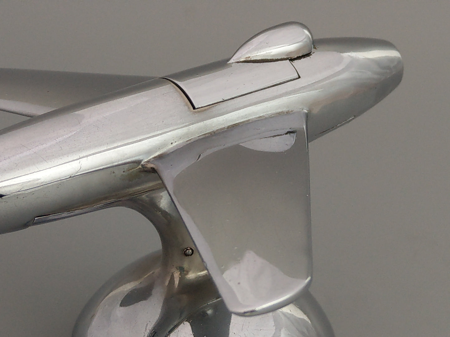 Dunhill Lighter Chrome Aeroplane Sabre Jet c.1950