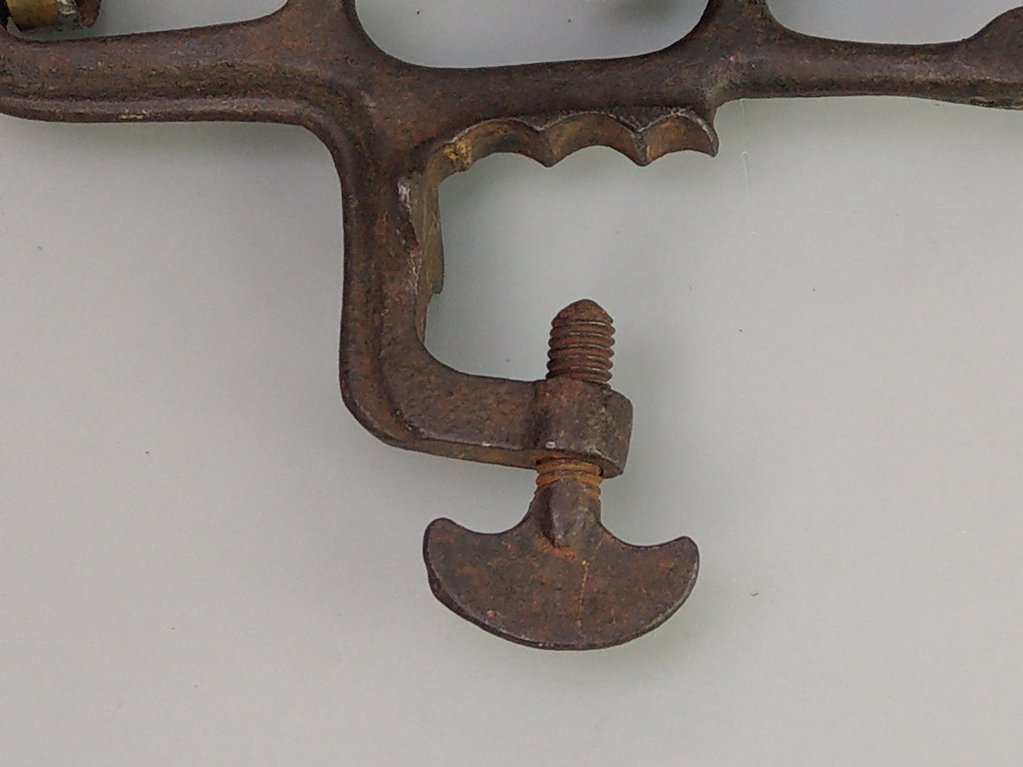 Antique shotgun cartridge loader Sixteen Bore vice mounted tool