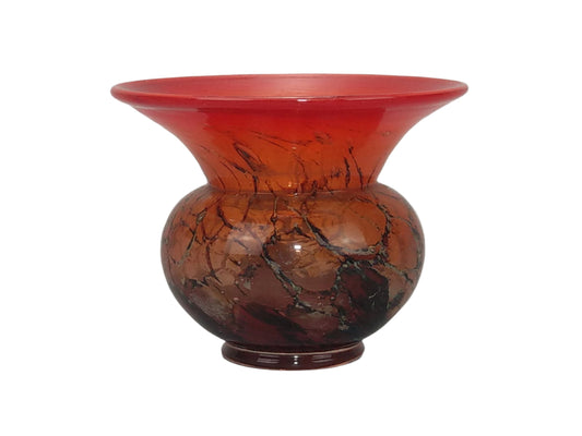 Blood Orange Small Vase WMF Ikora by Karl Wiedmann