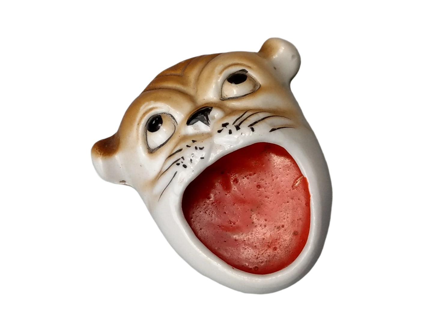 Mask Head Ashtray Devil Ugly Japanese Novelty Ashtray, c.1920