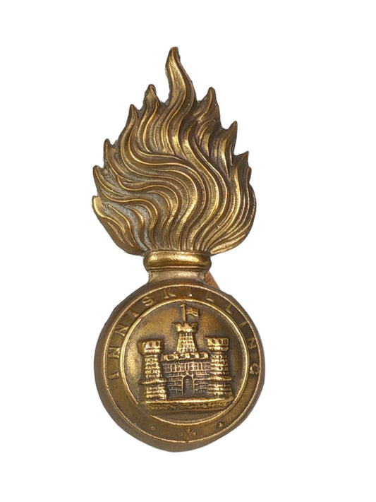 Royal Inniskilling Fusiliers Victorian Fur Cap Badge