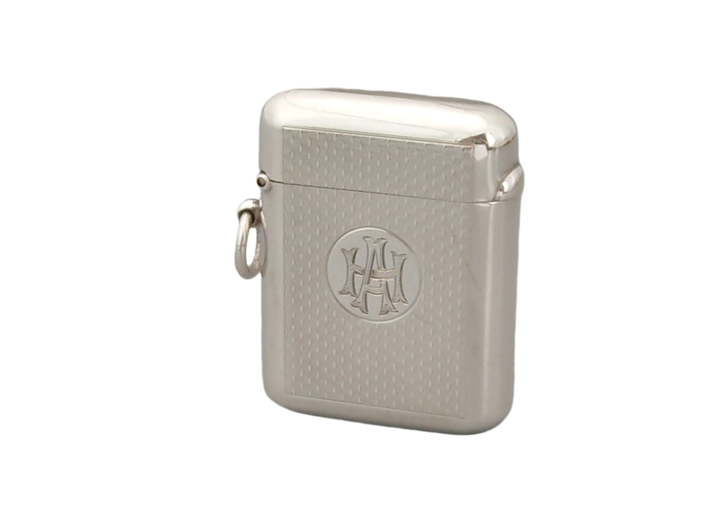 Sterling Silver Match Vesta Case Seamless by Sampson and Mordan
lb)