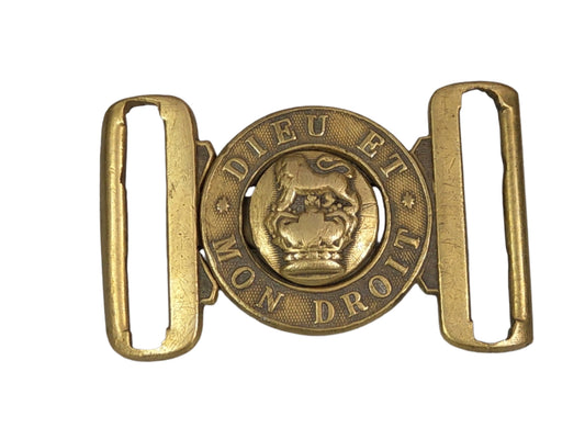 Victorian Brass General Service Belt Buckle
