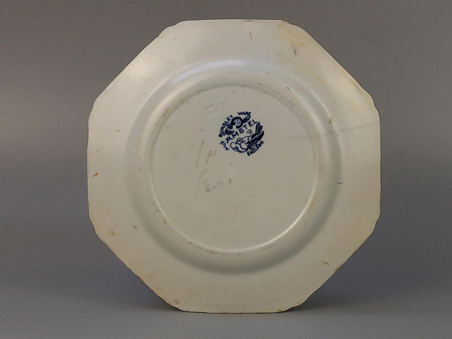 Octagonal Plate Bursley Amstel by Frederick Rhead
