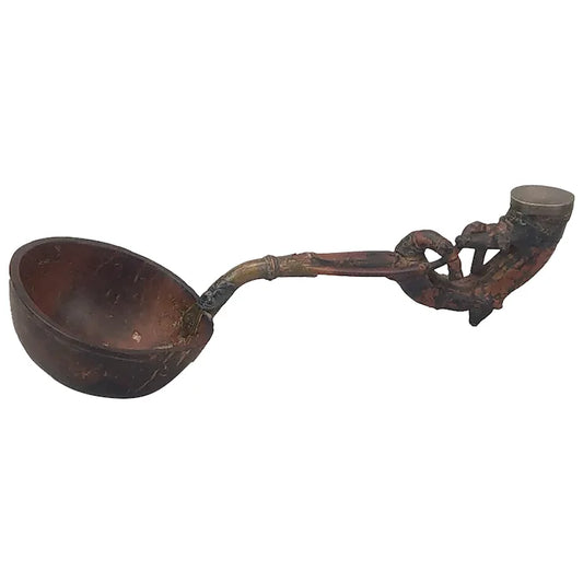 Asian Bamboo and coconut shell Ladle c1800 ceremonial opium smoking