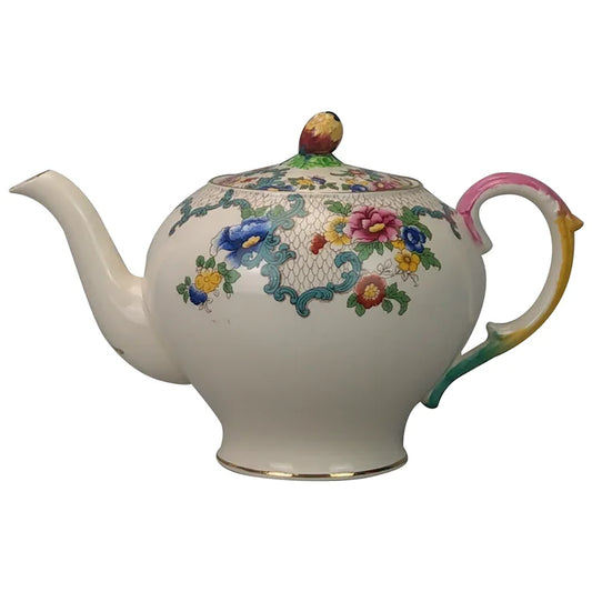 Balloon shaped teapot Victoria Royal Cauldon