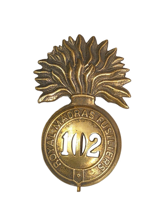 Glengarry Badge, 102nd Regiment Royal Madras Fusiliers Regimental Cap Badge
