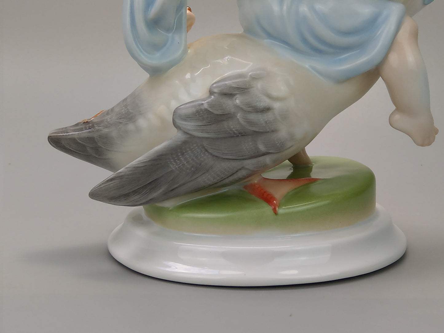 Boy Riding Goose Herend Figurine 5515