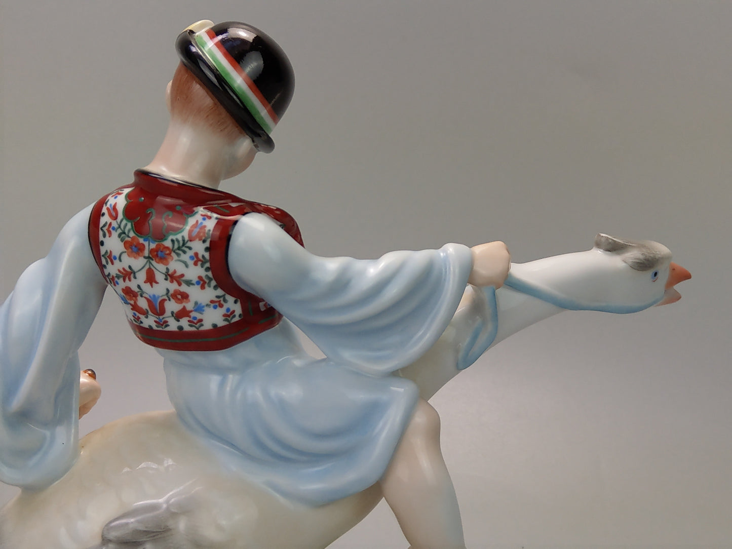 Boy Riding Goose Herend Figurine 5515