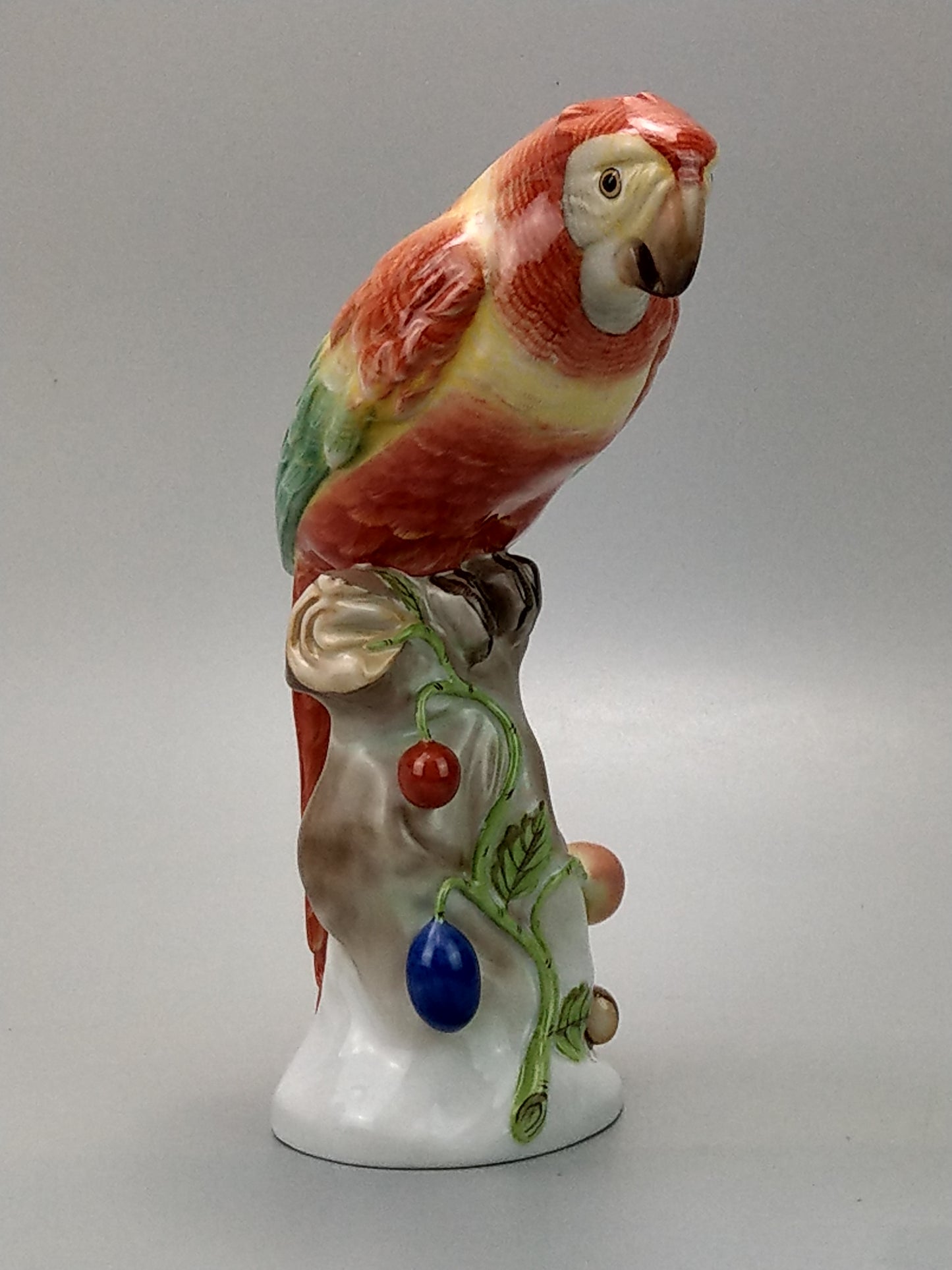 Large Parrot Herend Figurine Natural 5000