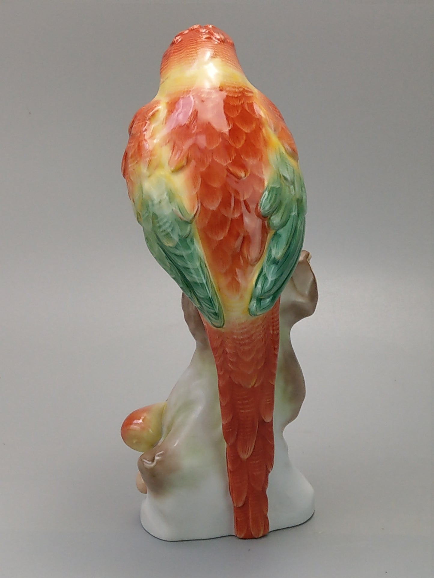 Large Parrot Herend Figurine Natural 5000