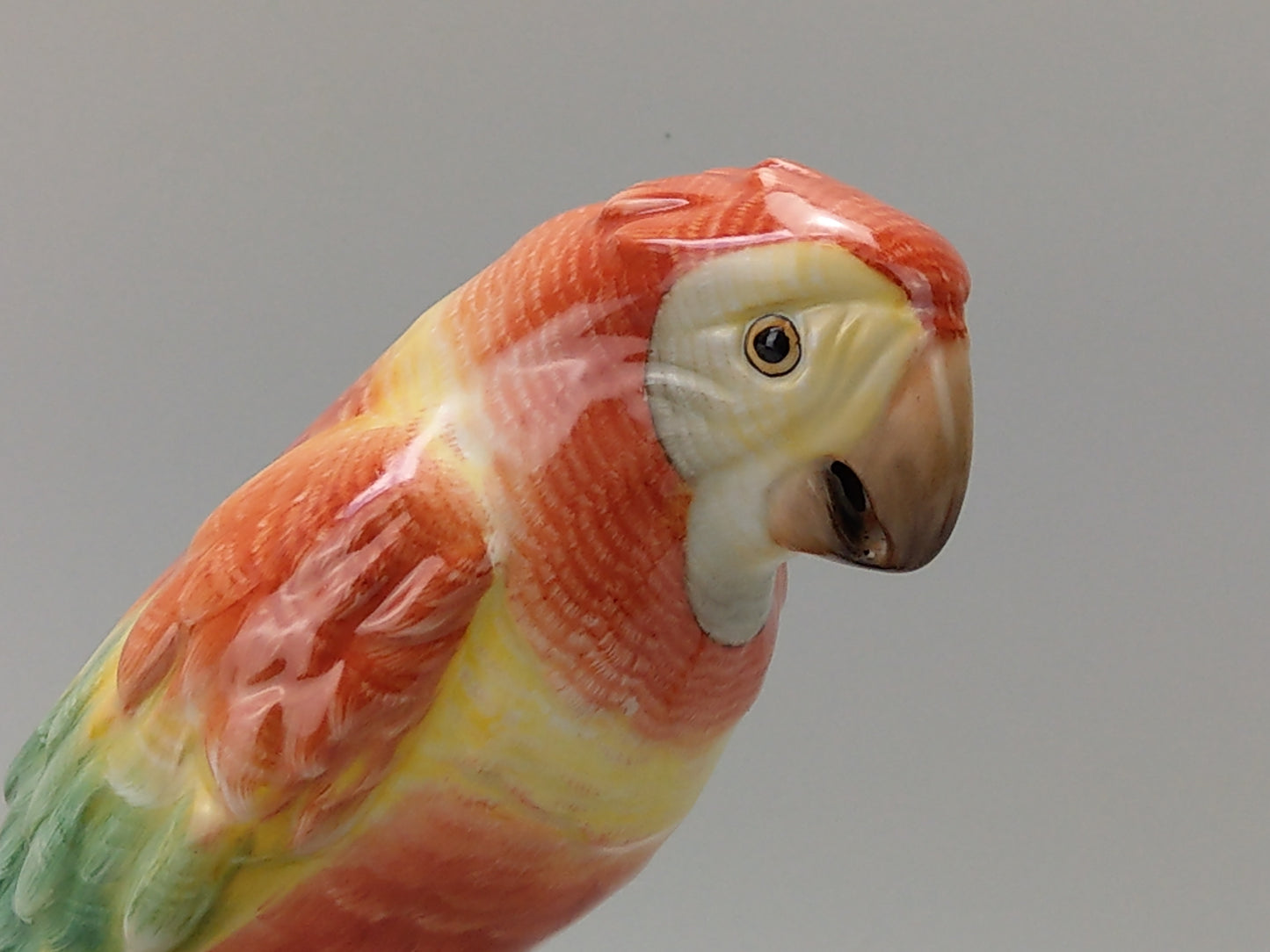 Large Parrot Herend Figurine Natural 5000