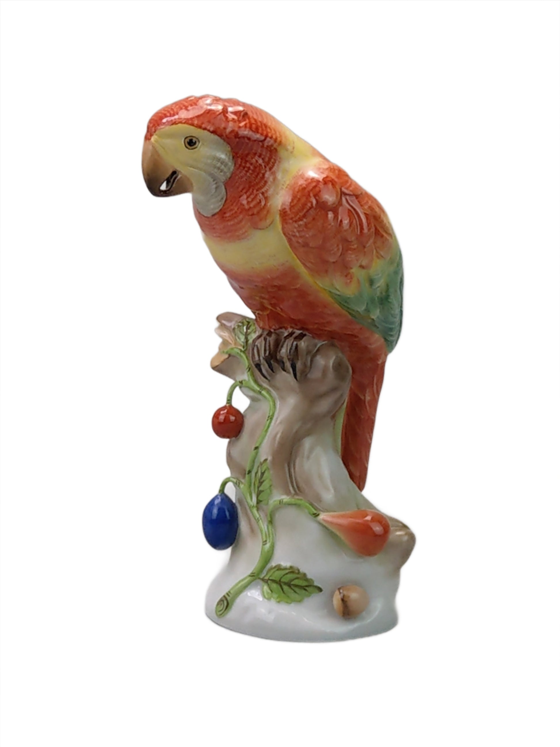 Large Parrot Herend Figurine Natural 5000