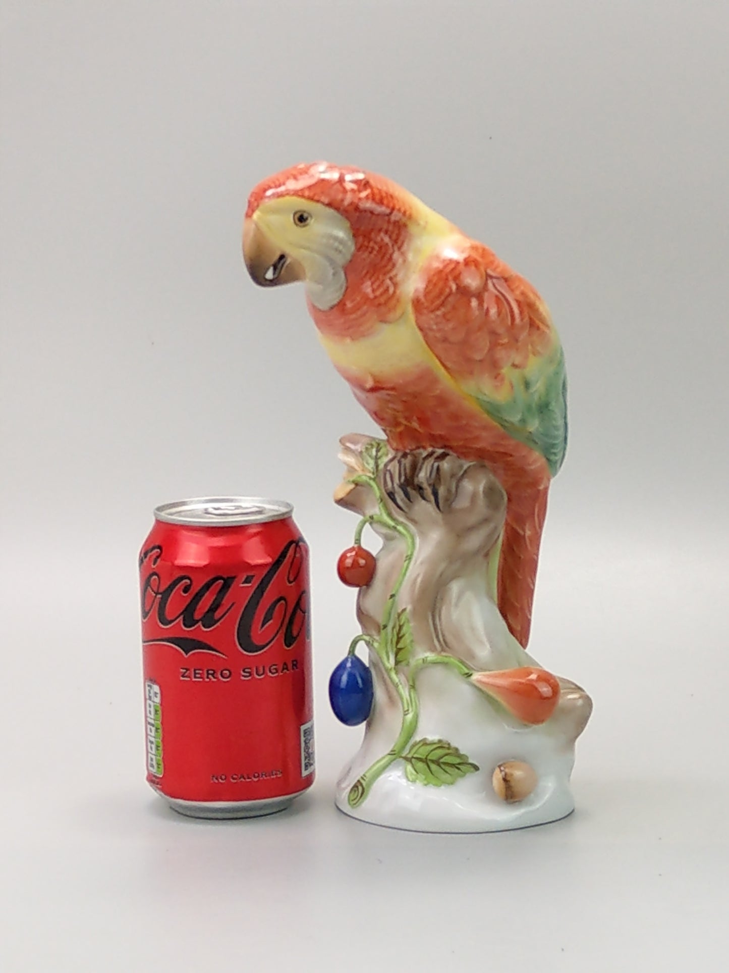 Large Parrot Herend Figurine Natural 5000