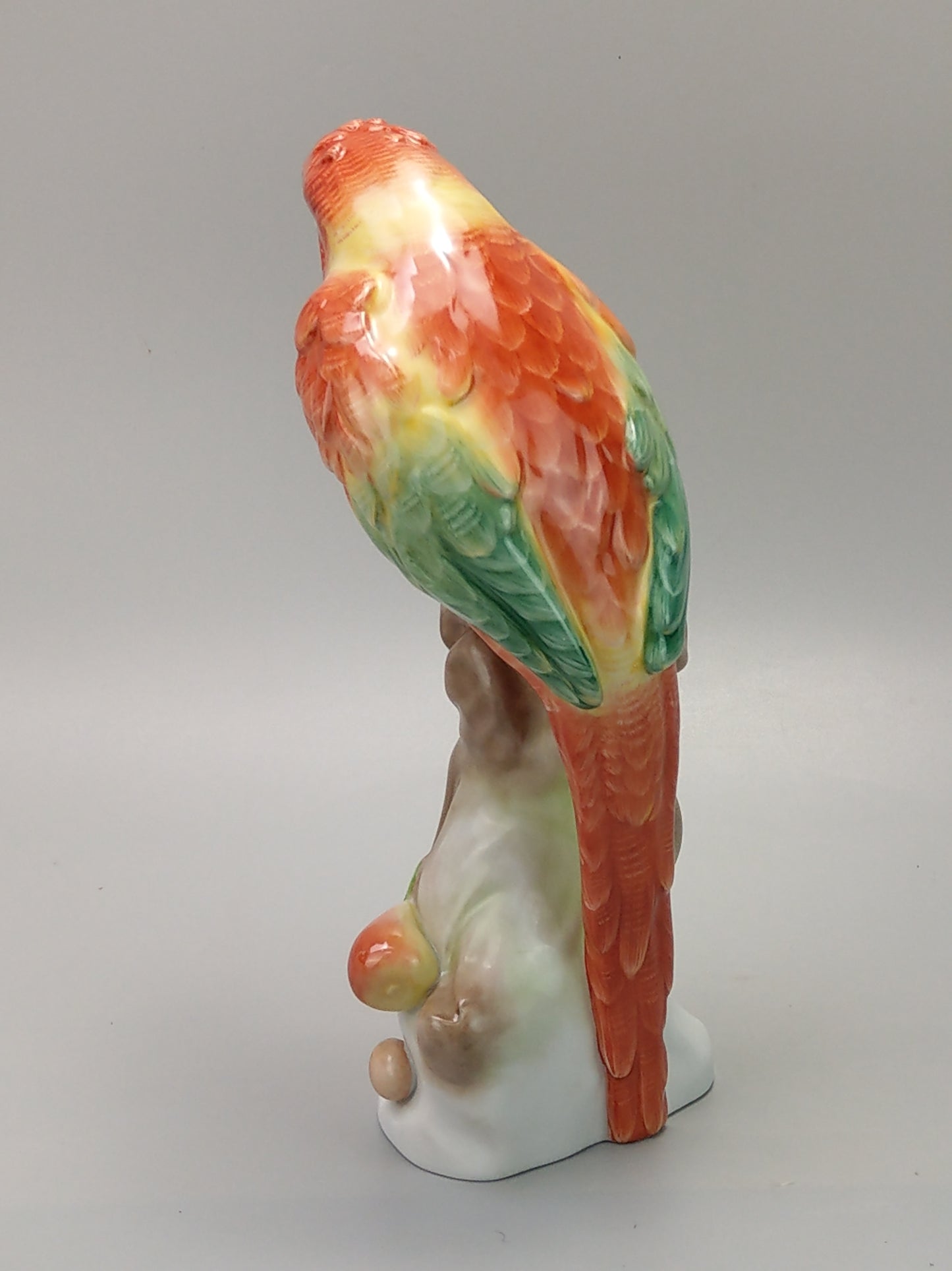 Large Parrot Herend Figurine Natural 5000