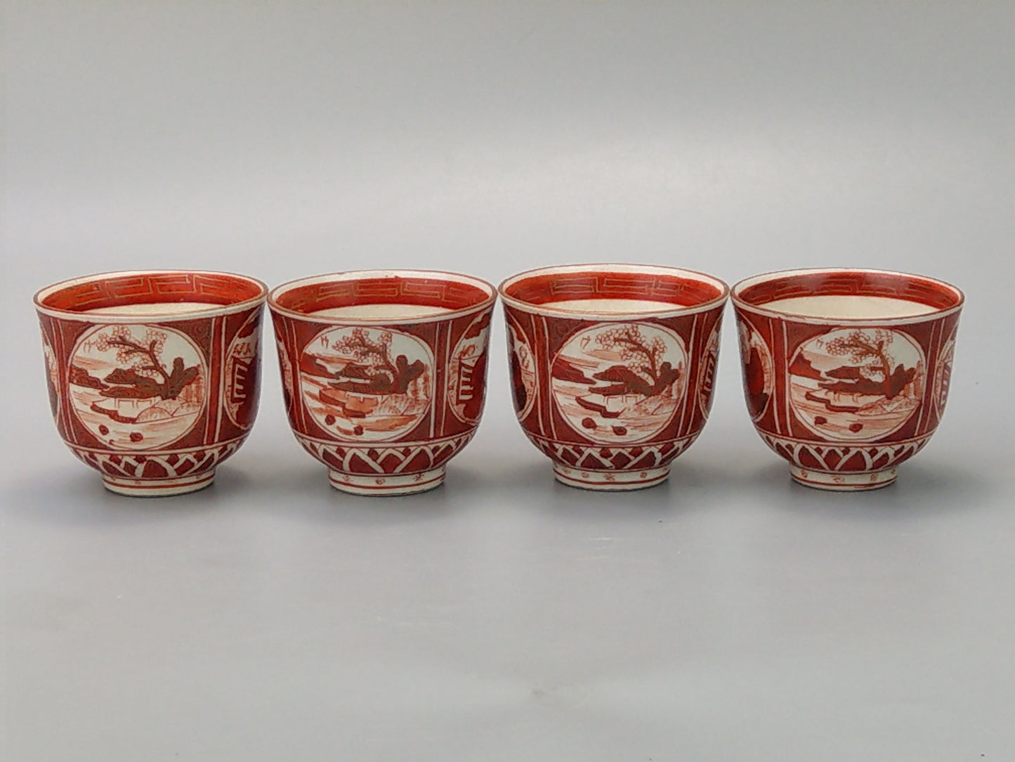 Antique Kutani Japanese tea set c.1900