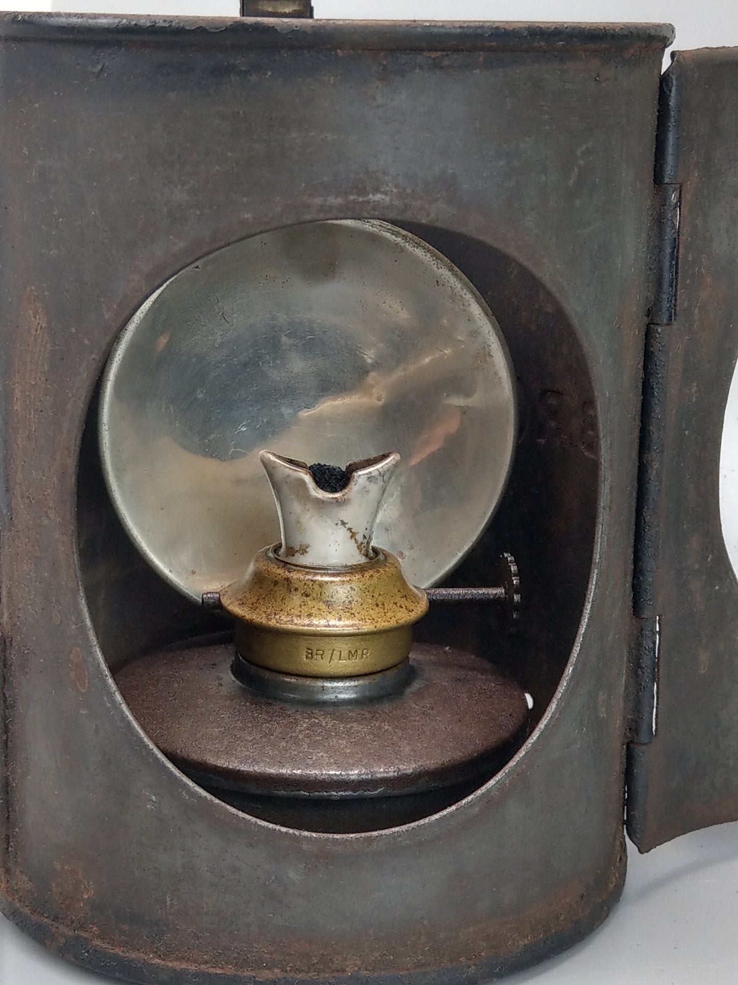 British Railway Midlands Signal Oil Lamp with 3 Glass Aspects