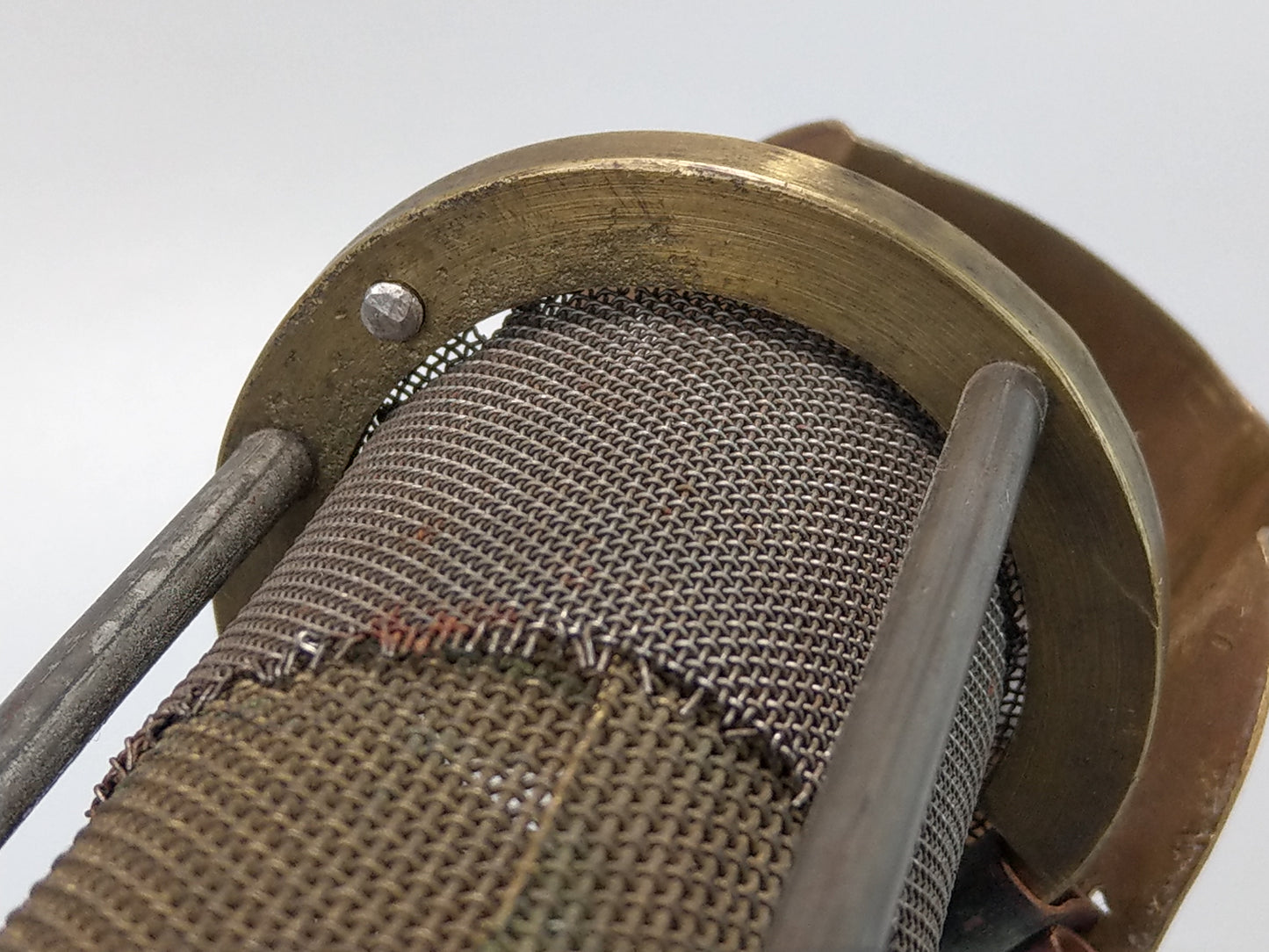 Antique Brass Miner's Lamp Davy