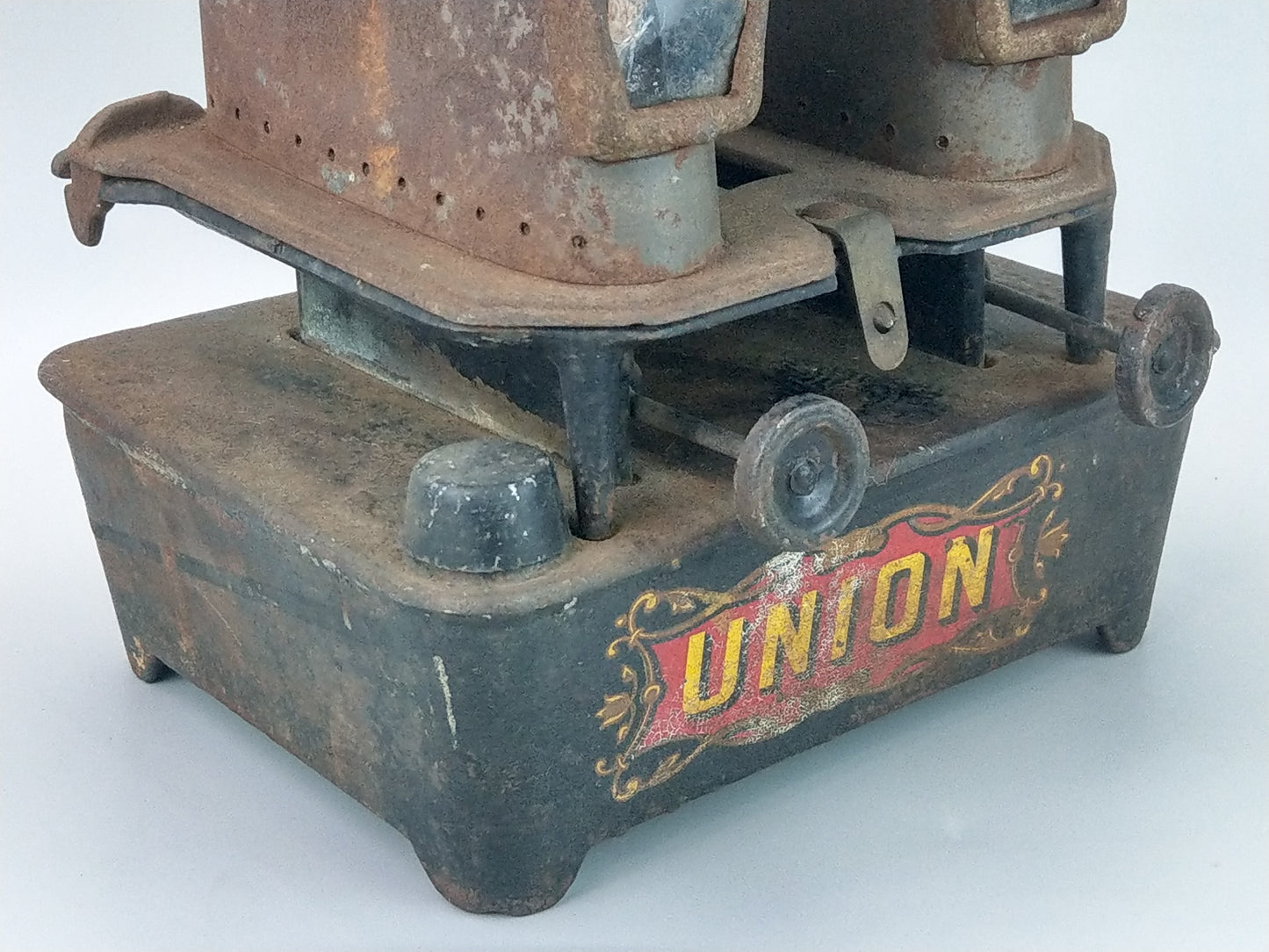 Union Stove Double Burner cast iron Gardner Florence Mass USA