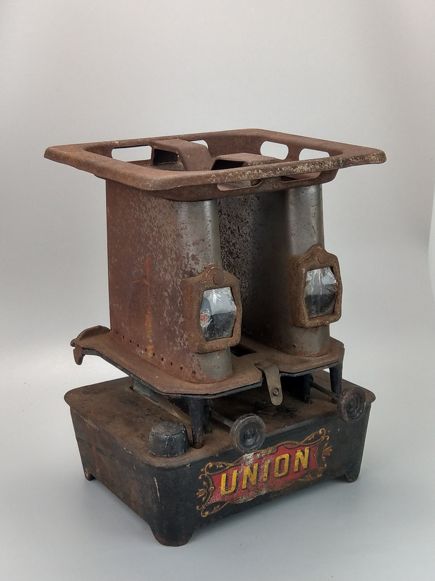 Union Stove Double Burner cast iron Gardner Florence Mass USA