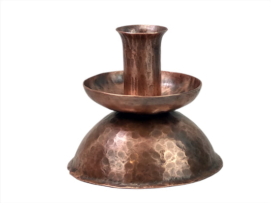 Small candlestick, Arts and Crafts, Copper candlestick, Arts Crafts Copper, hammered copper, hammered candlestick, hand beaten copper, candle holder, copper decor, copper arts,