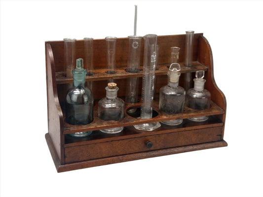 Antique apothecary, Laboratory rack, test tubes bottles, Wood Laboratory rack, antique rack chemist, chemist shop, tube rack holder, antique laboratory, doctor tube rack, pharmacy tubes, antique rack bottle,