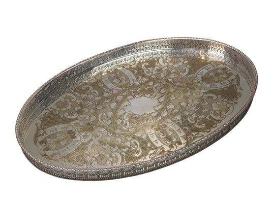 silver plated tray