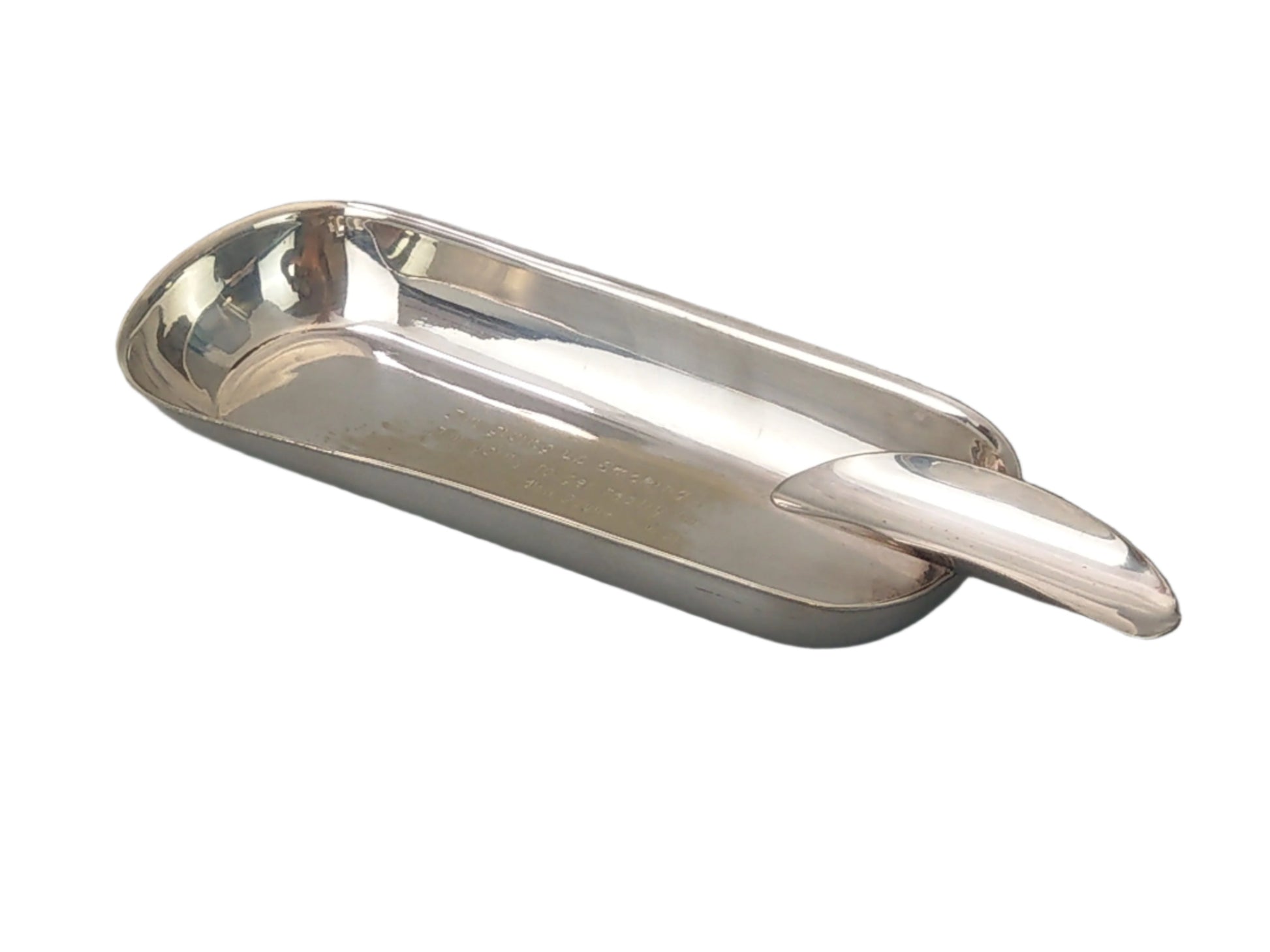 Silver Plated Cigar Rest Ashtray 