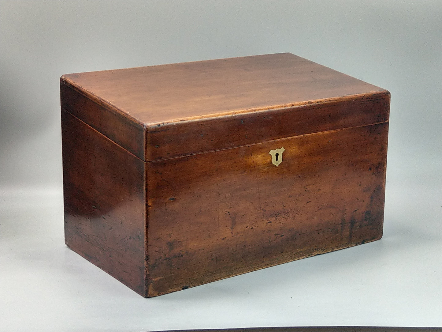 Victorian Large Stationery Box, Mahogany, Great Northern Railway, Woodhall Junction/Kirkstead Station