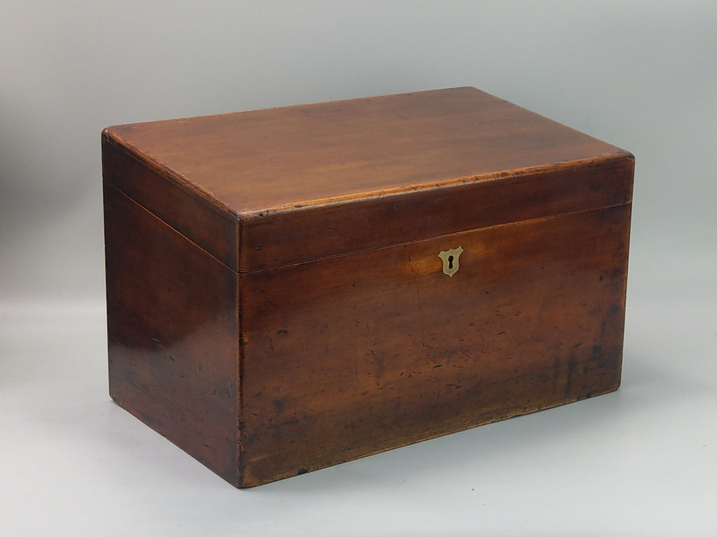 Victorian Large Stationery Box, Mahogany, Great Northern Railway, Woodhall Junction/Kirkstead Station