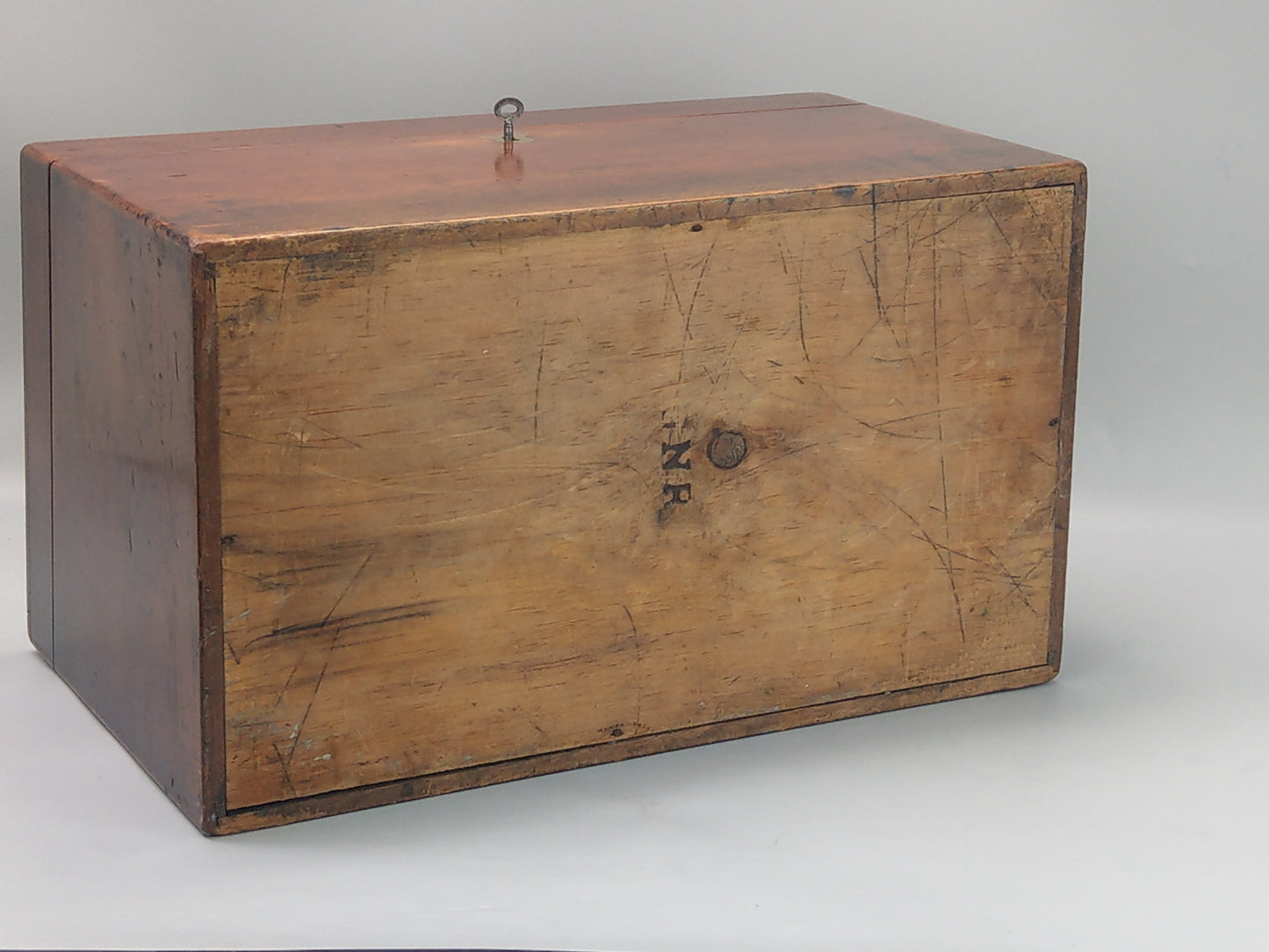 Victorian Large Stationery Box, Mahogany, Great Northern Railway, Woodhall Junction/Kirkstead Station