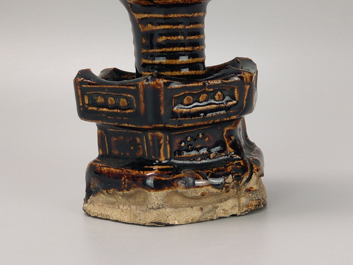 Chinese Incense Holder Song Glazed with Dragon 11th Century