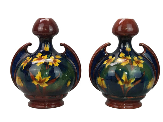 Art Nouveau vases,
vases with Daffodils,
