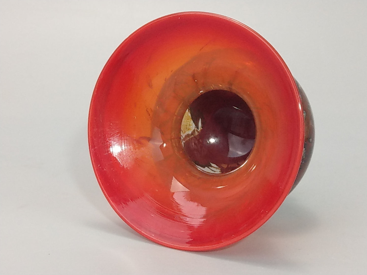 Blood Orange Small Vase WMF Ikora by Karl Wiedmann