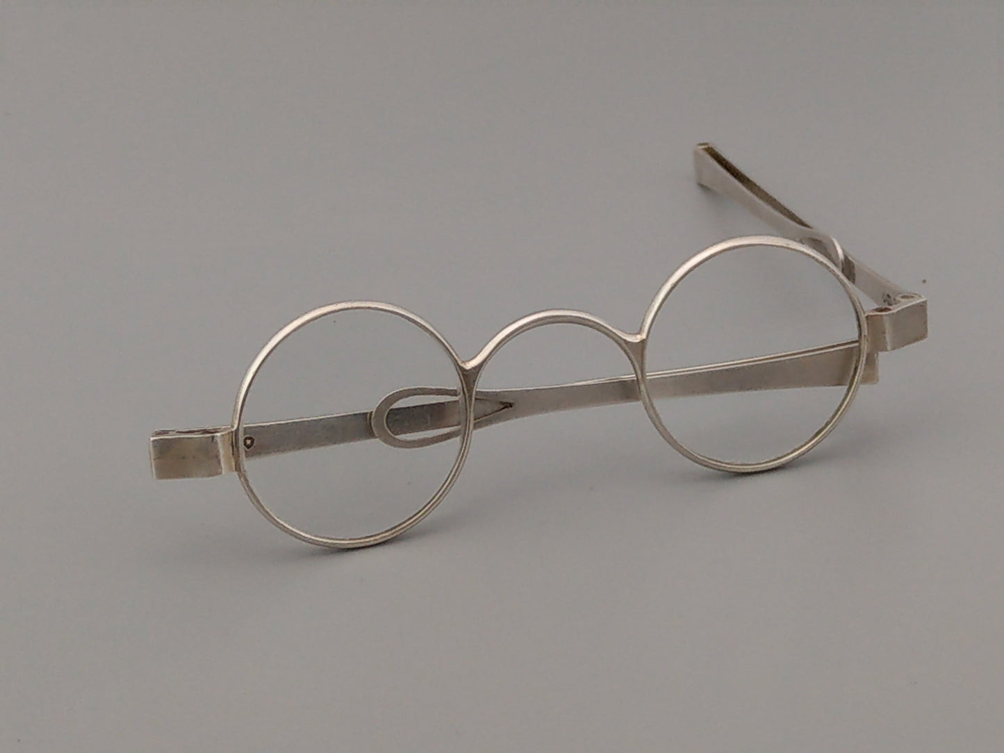 Sterling Silver Regency wig eyeglasses by Mary Ann Holmes 1832