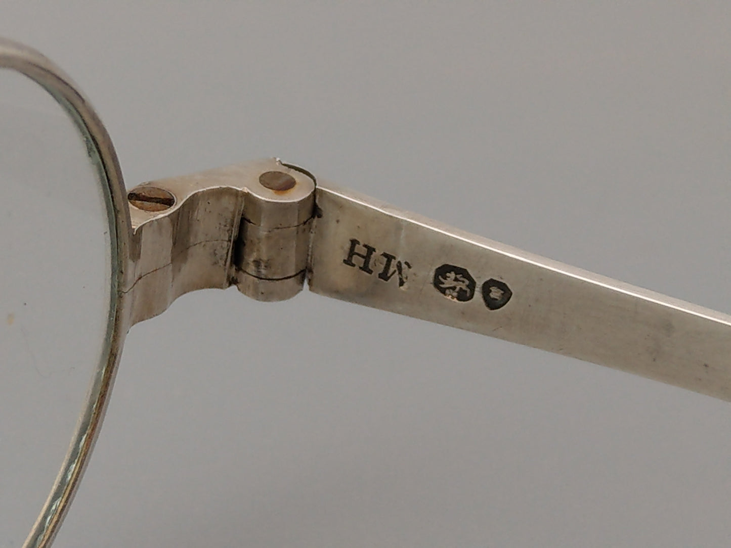 Sterling Silver Regency wig eyeglasses by Mary Ann Holmes 1832