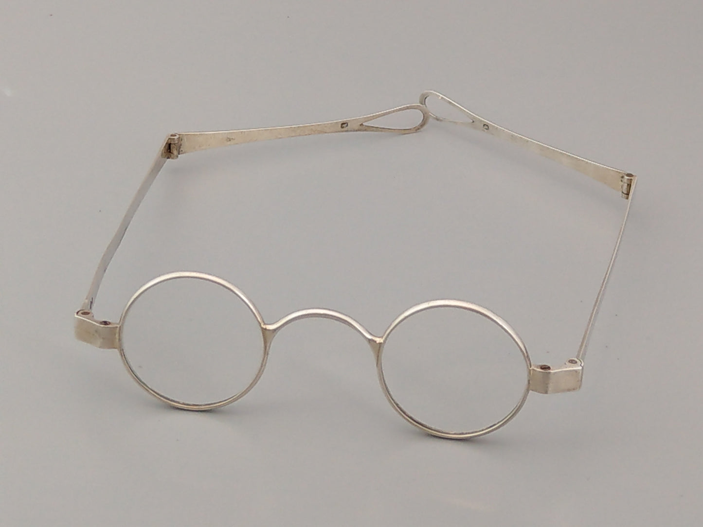 Sterling Silver Regency wig eyeglasses by Mary Ann Holmes 1832