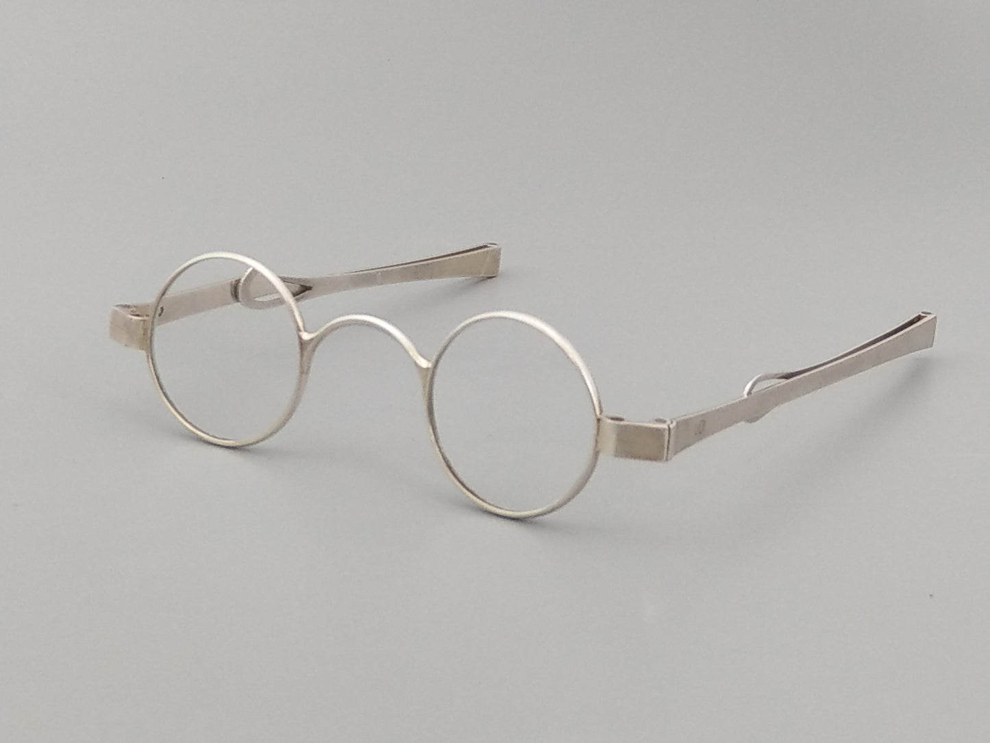 Sterling Silver Regency wig eyeglasses by Mary Ann Holmes 1832