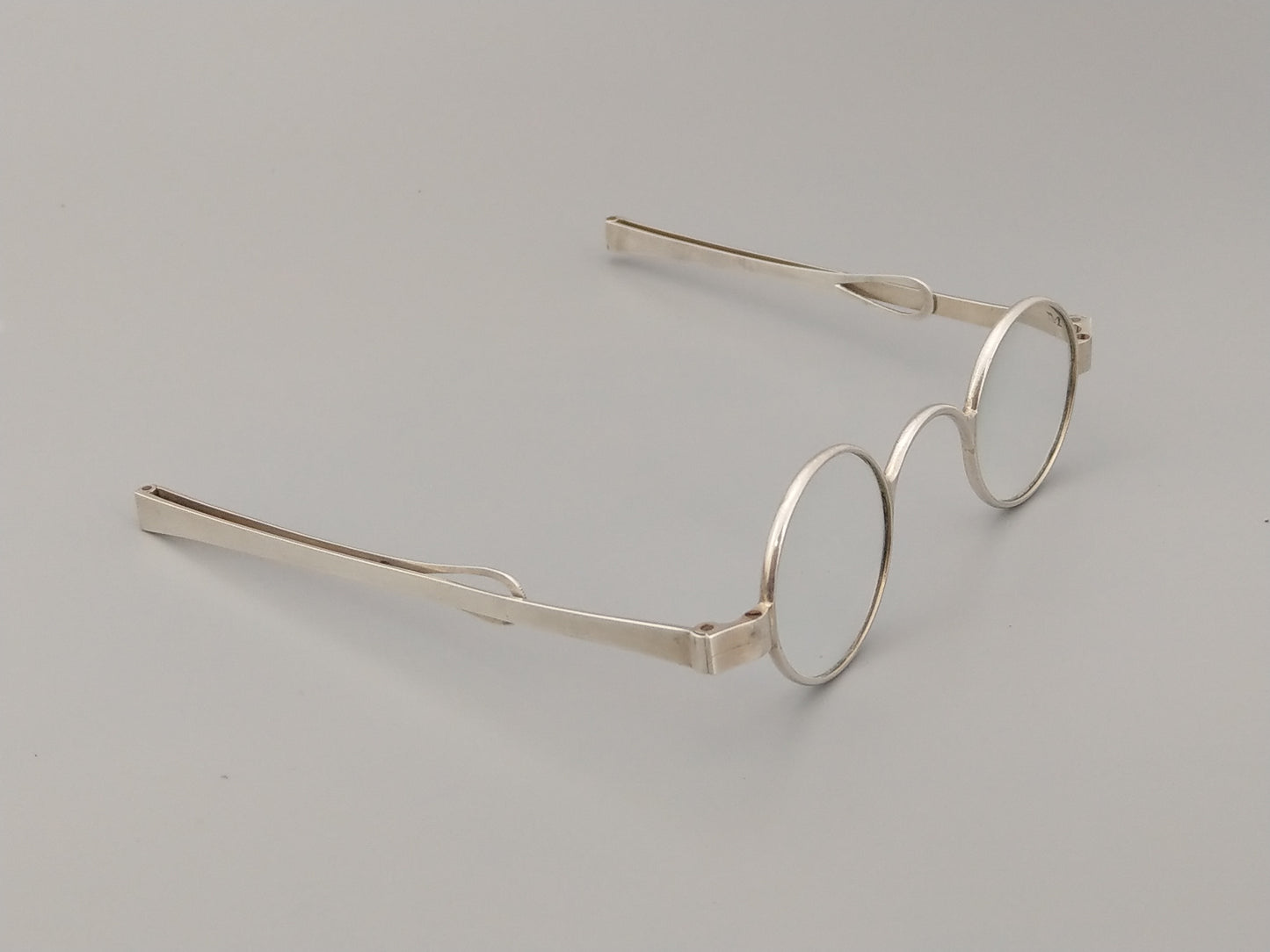 Sterling Silver Regency wig eyeglasses by Mary Ann Holmes 1832