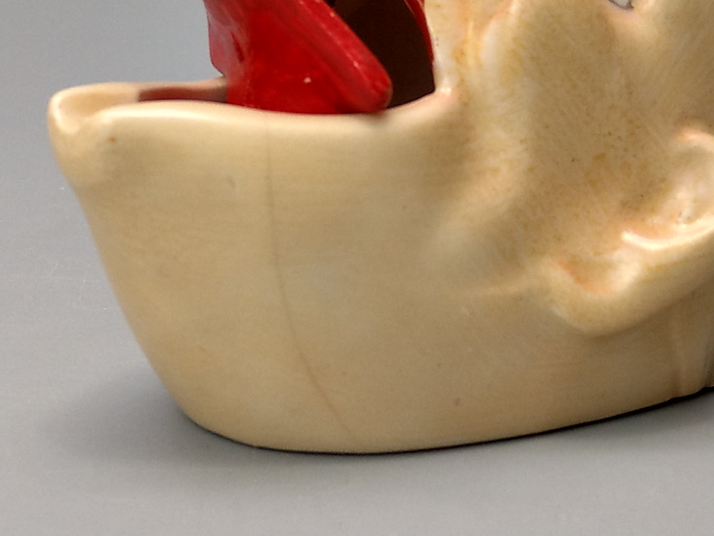 Smoking Head Devil with Nodding Tongue Japanese Novelty Ashtray, c. 1940, T.T. Patent