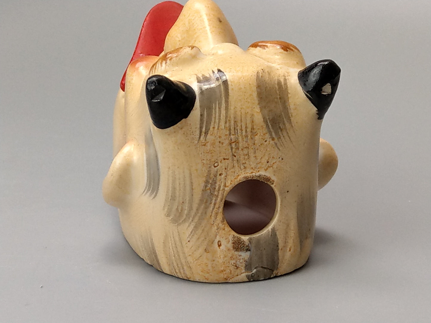 Smoking Head Devil with Nodding Tongue Japanese Novelty Ashtray, c. 1940, T.T. Patent