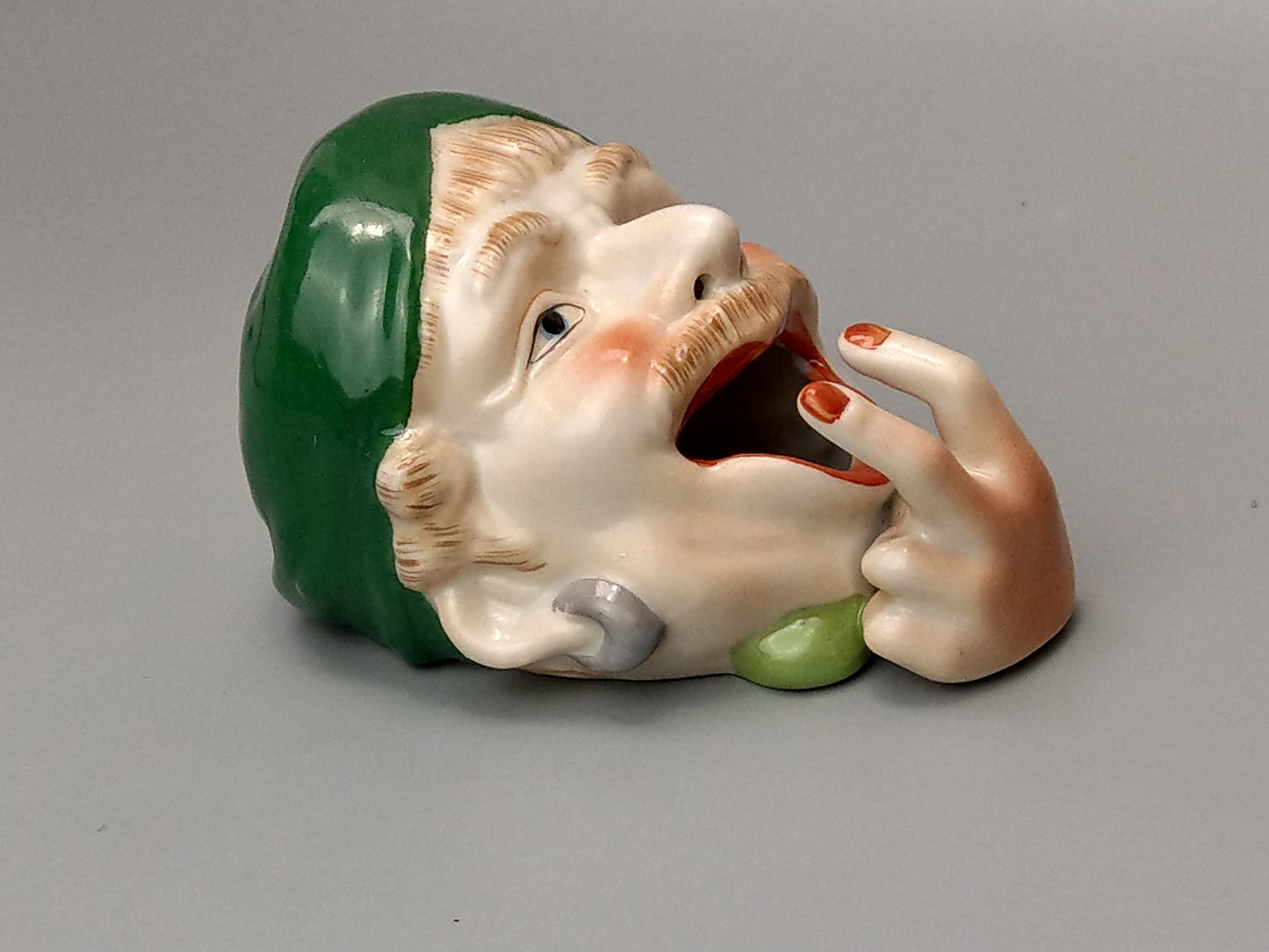 Smoking Head Ashtray Pirate Novelty Ashtray Japan