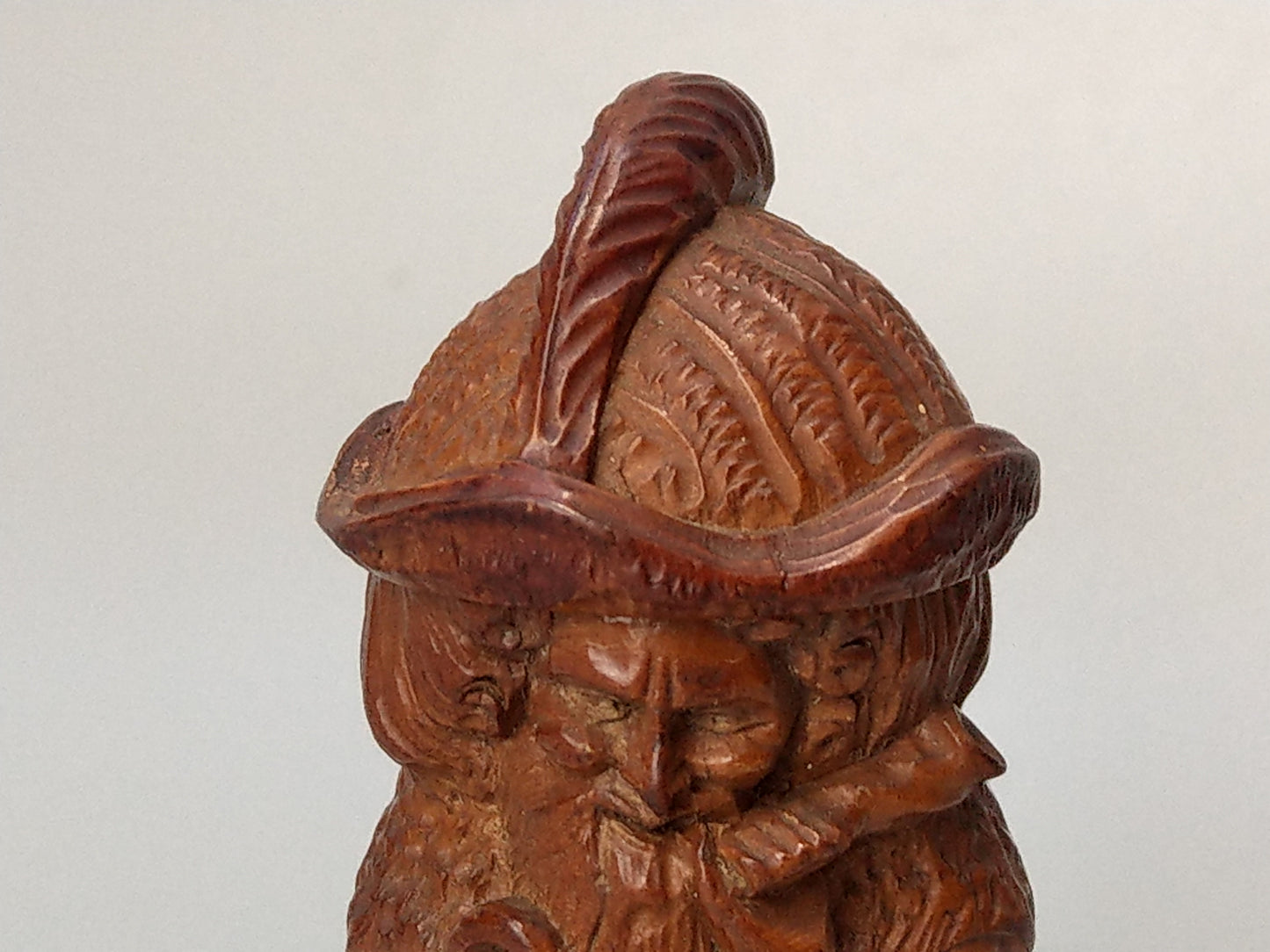 Fine Carved Gnom Matchholder Black Forest Switzerland