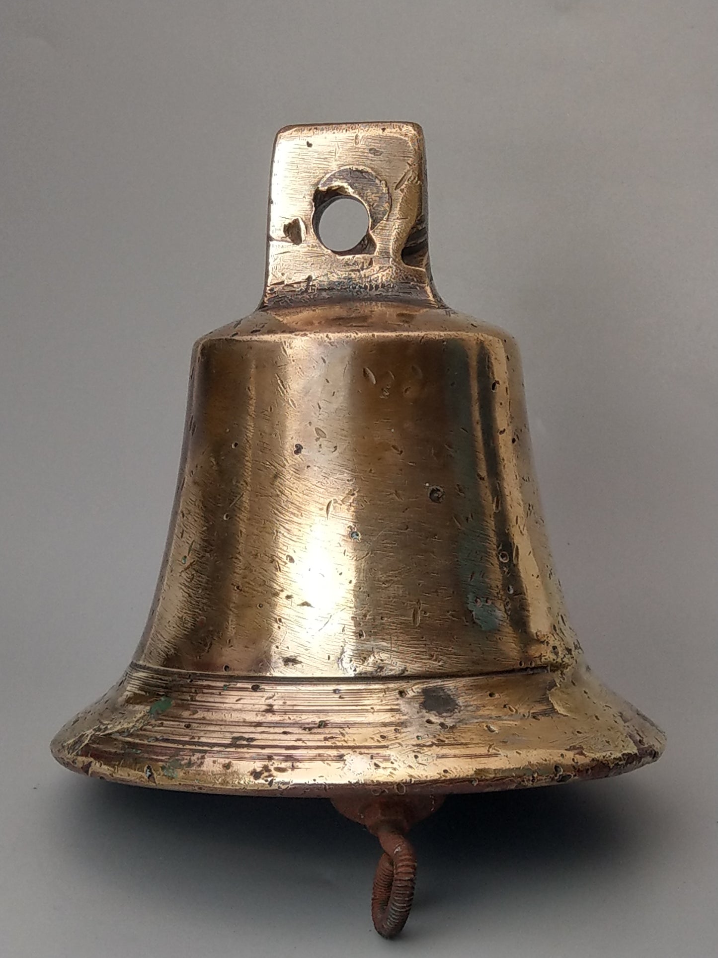 Large Heavy Bronze Ships Bell DIOGENES early 20th century