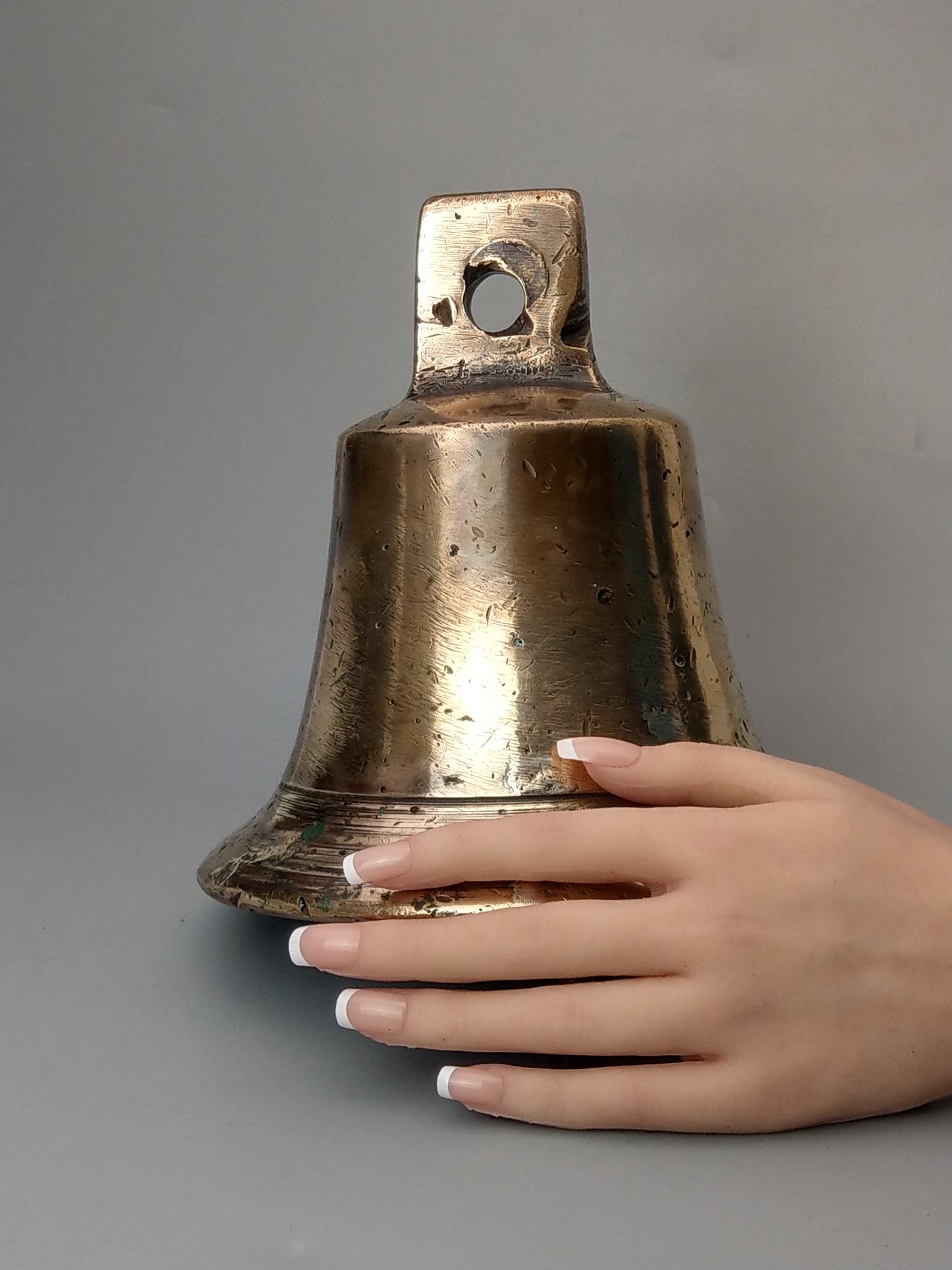 Large Heavy Bronze Ships Bell DIOGENES early 20th century