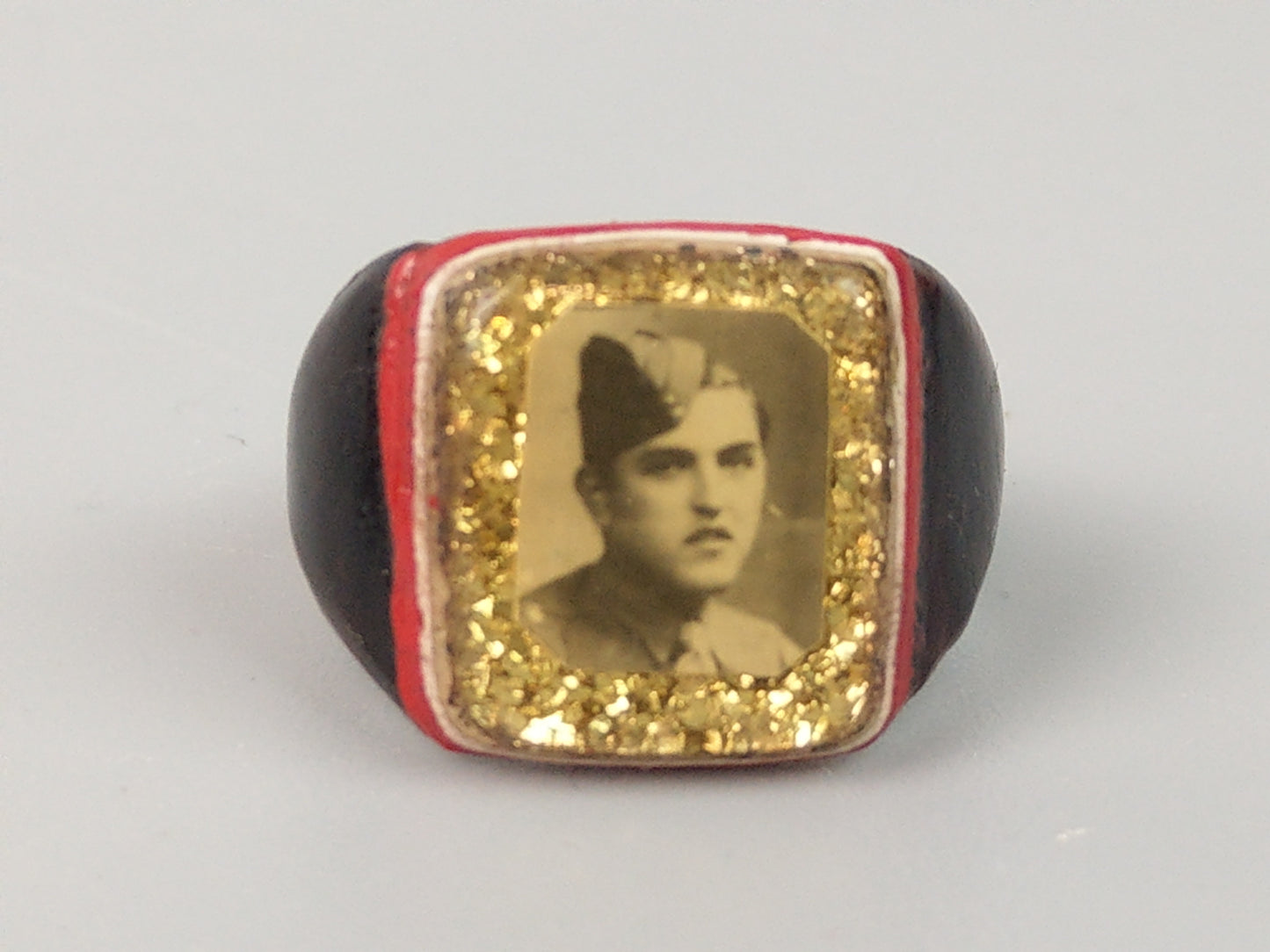 Celluloid Prison Ring c1940