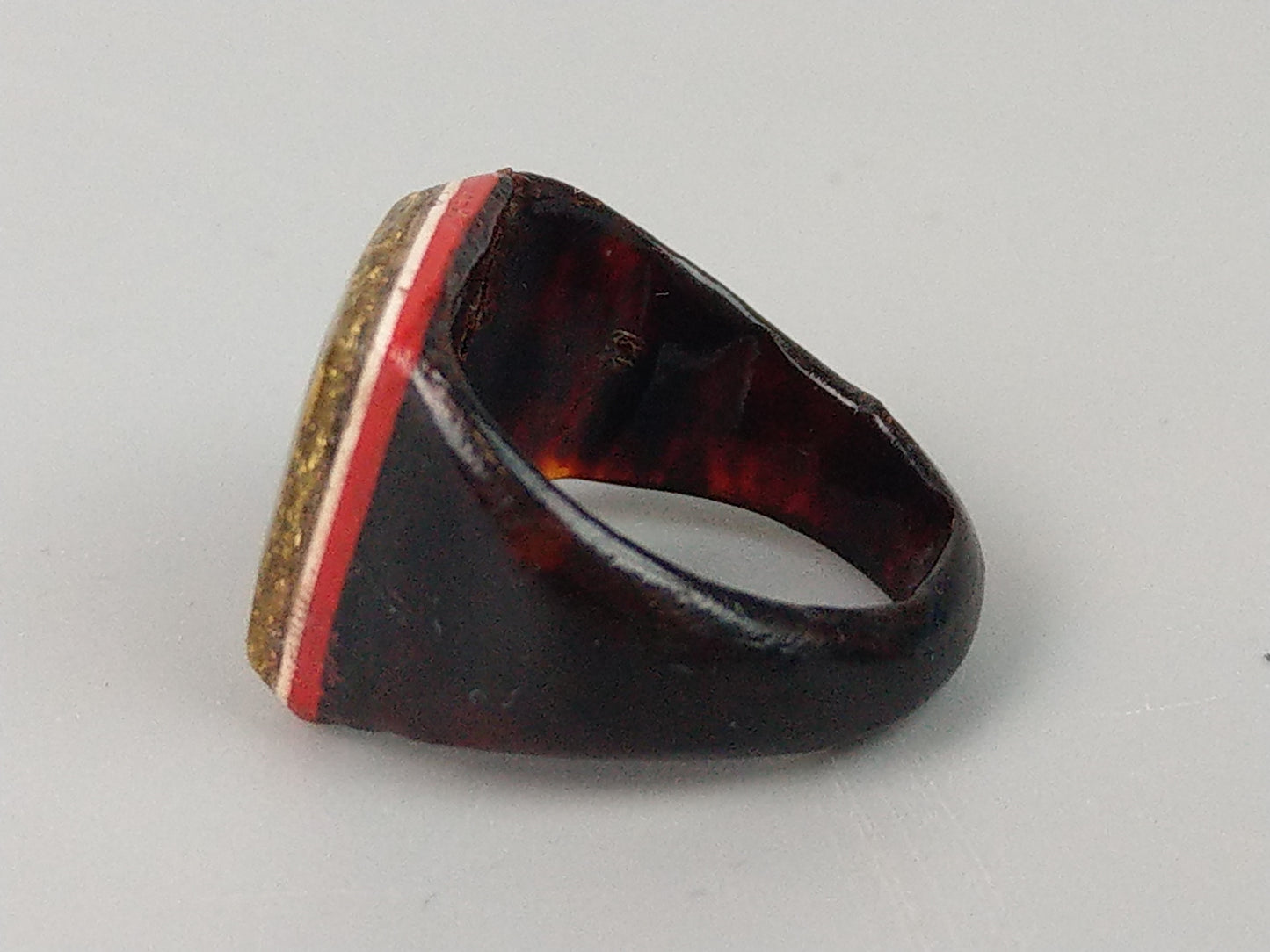 Celluloid Prison Ring c1940