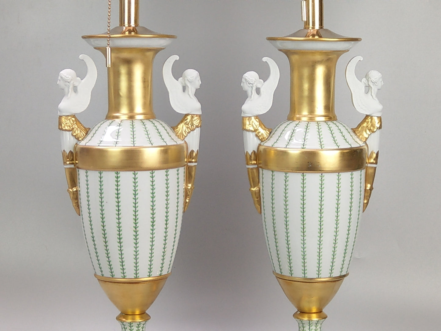 Large Urn lamps Italy made by Giulia Mangani c1970